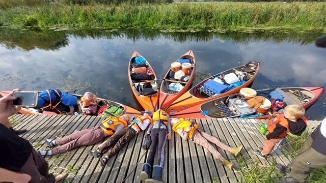 Kanotur til Rønne å i Sverige